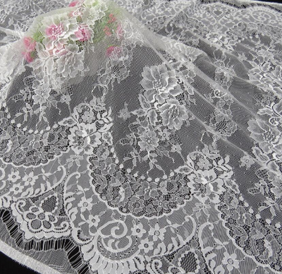 Chantilly lace veil