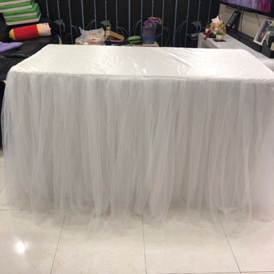 Tulle Table  Veil