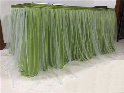 Tulle Table  Veil