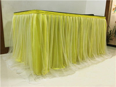 Tulle Table  Veil