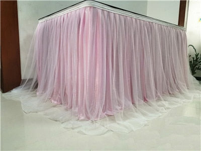 Tulle Table  Veil