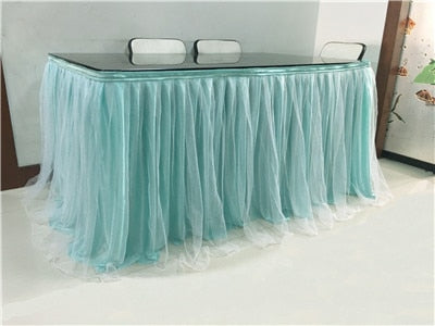 Tulle Table  Veil
