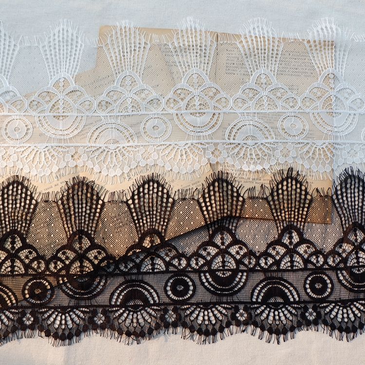 Openwork eyelash lace