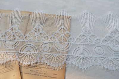 Openwork eyelash lace