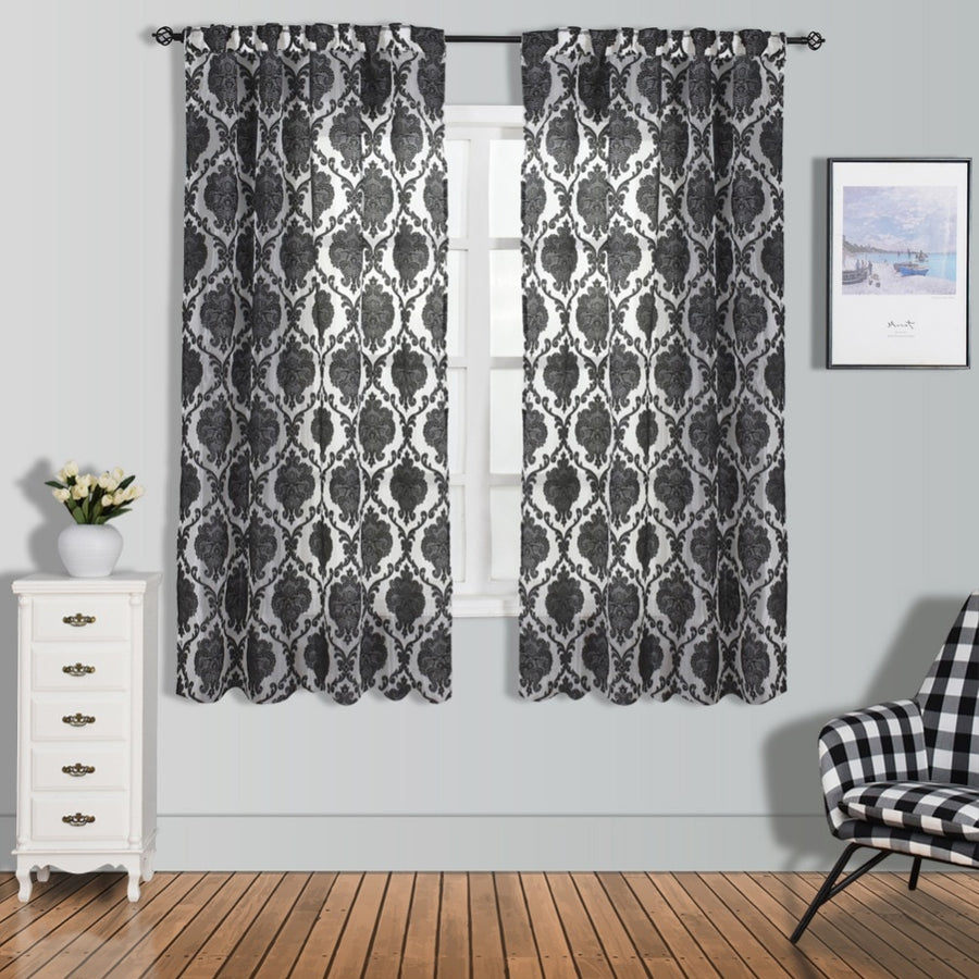 Brown Short Curtain