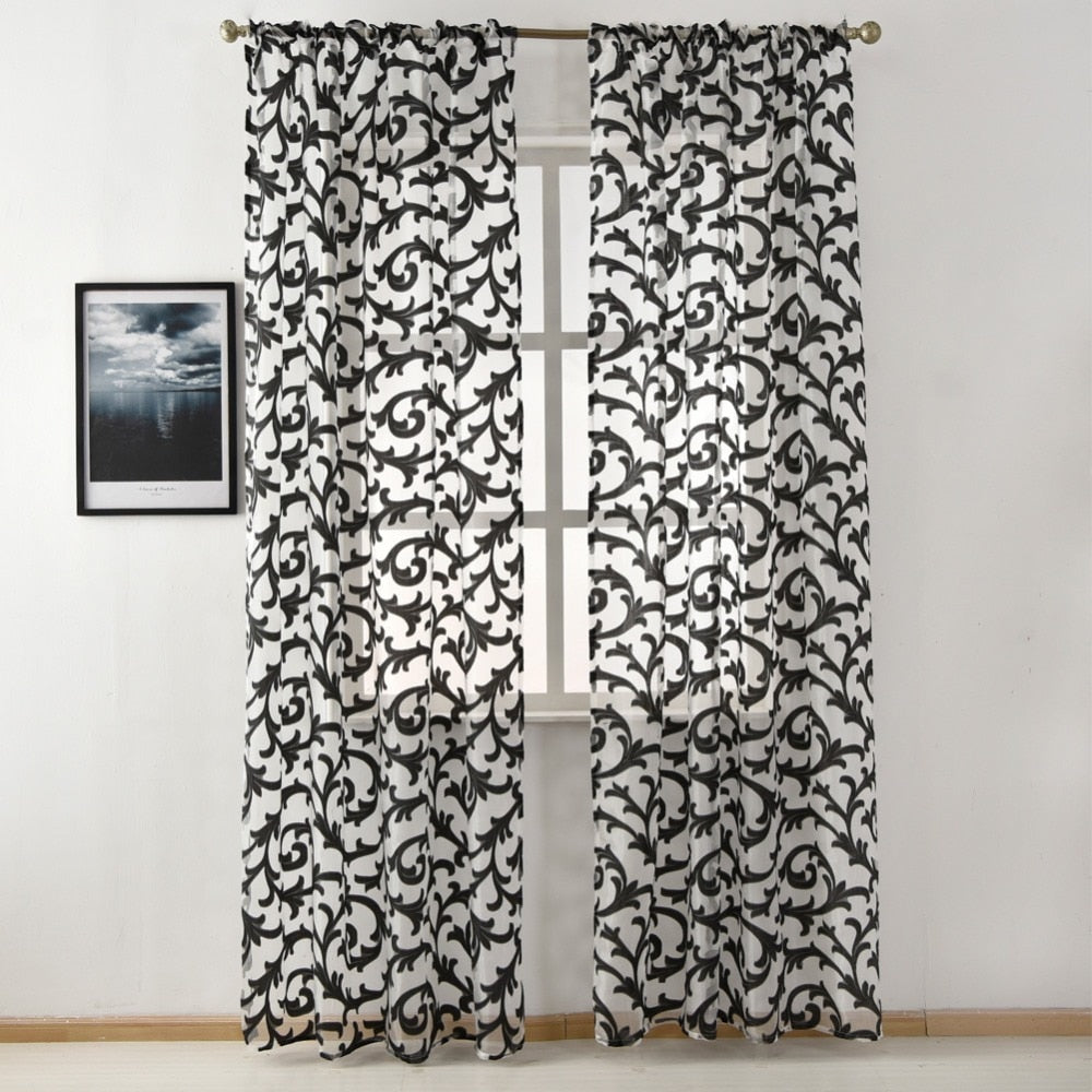 European style tulle curtain