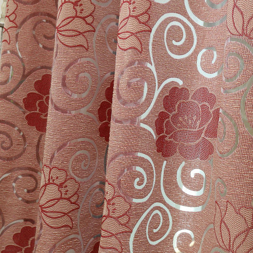 Short jacquard curtains